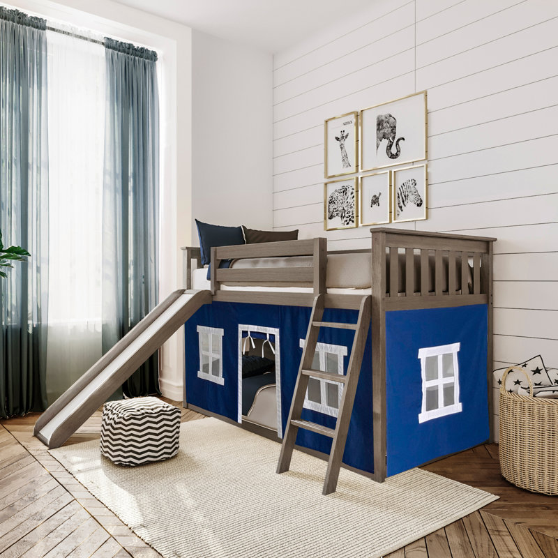 Isabelle & Max™ Meneses Twin Over Twin Solid Wood Bunk Bed by Isabelle